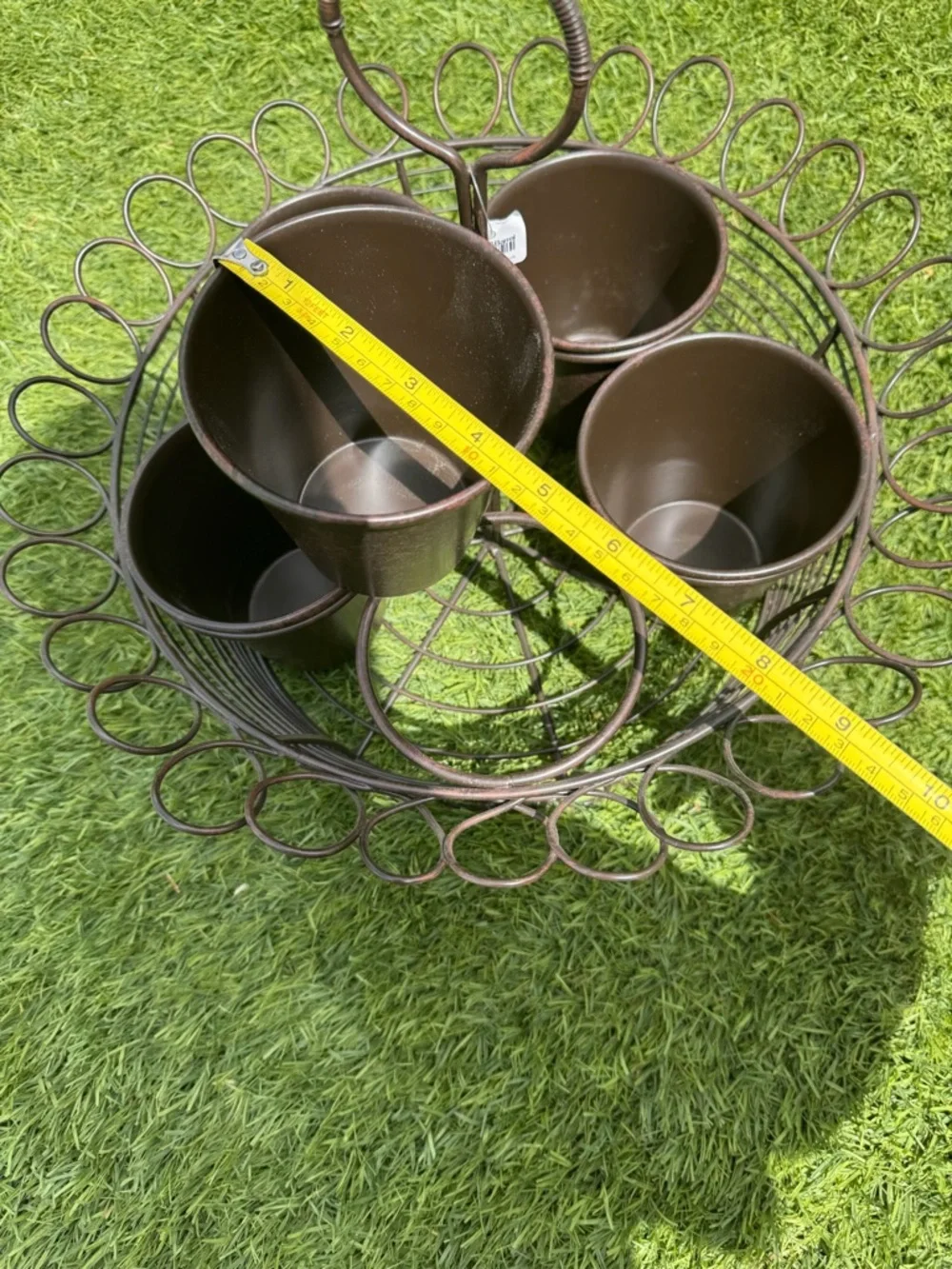 NWT Crate&Barrel Herb Set with Metal Pots